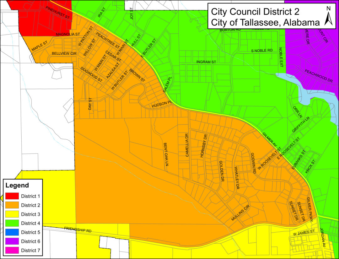 District Maps City of Tallassee