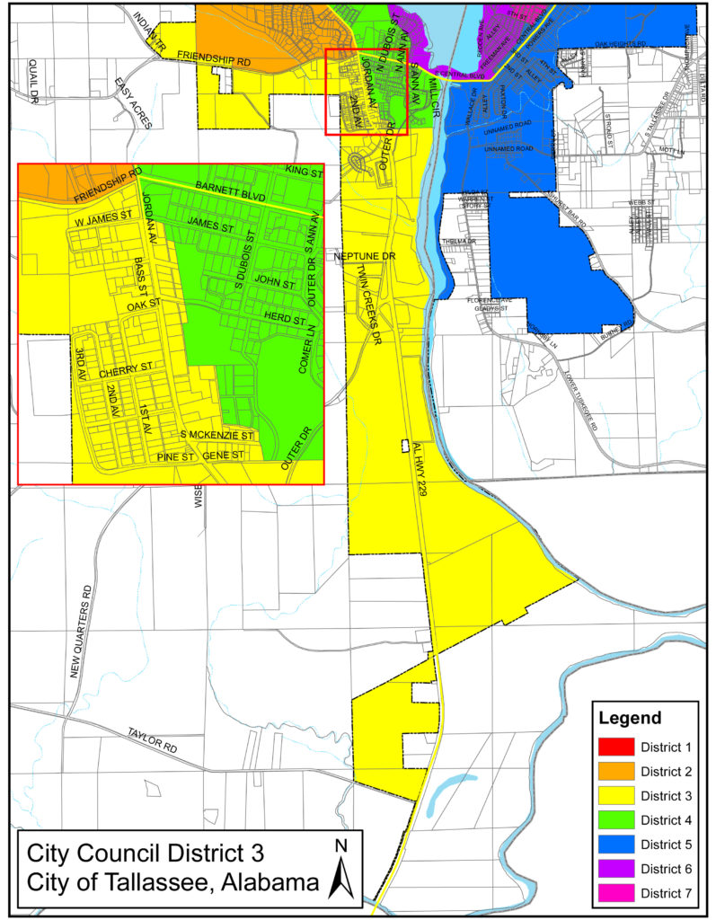 District Maps City of Tallassee