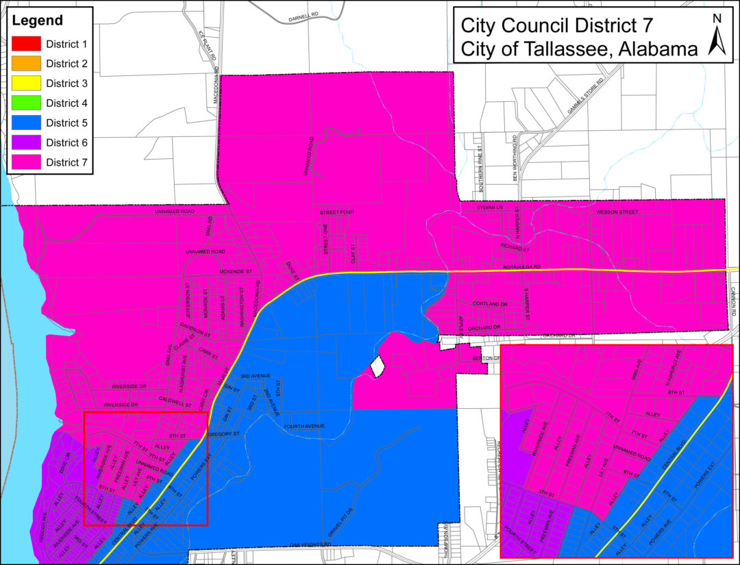 District Maps City of Tallassee